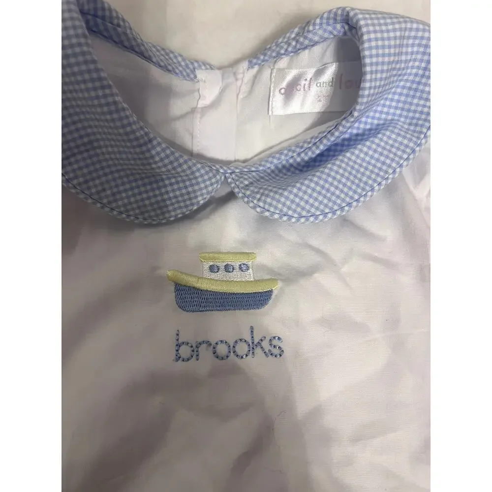 Charming Cecil & Lou Brooks Baby Bubble Romper Size 2T - Picture 2 of 5